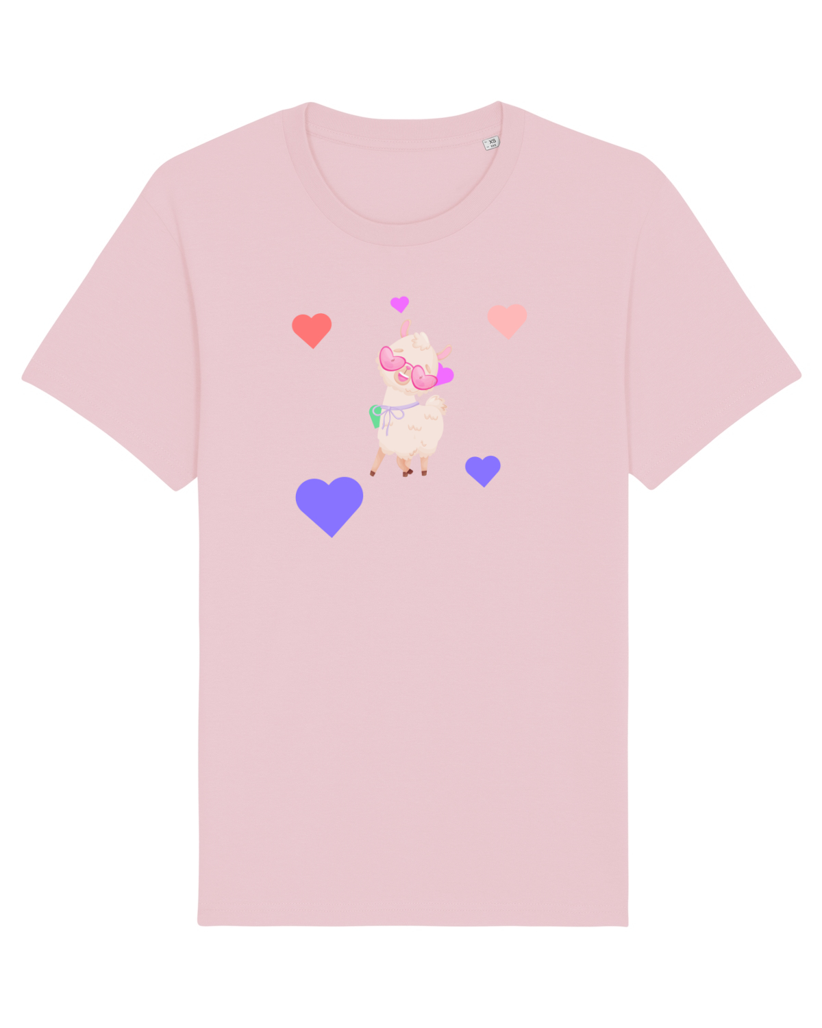 Tricou mânecă scurtă Unisex Rocker Cotton Pink
