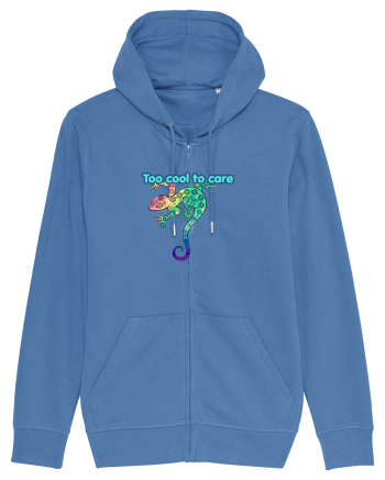 Too cool to care  Bright Blue