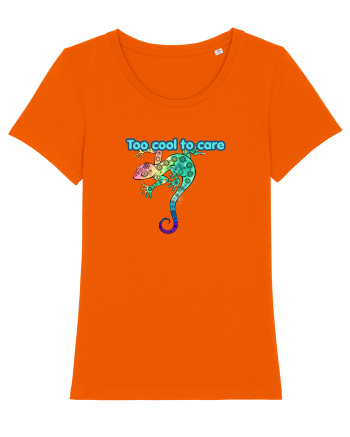 Too cool to care  Bright Orange