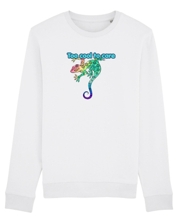 Too cool to care  White