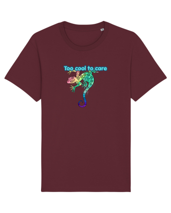 Too cool to care  Burgundy