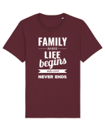 Tricou familist Tricou mânecă scurtă Unisex Rocker