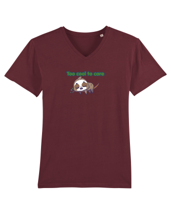 Too cool to care  Burgundy