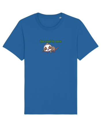 Too cool to care  Royal Blue