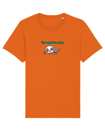 Too cool to care  Bright Orange