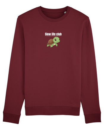 Slow life club  Burgundy