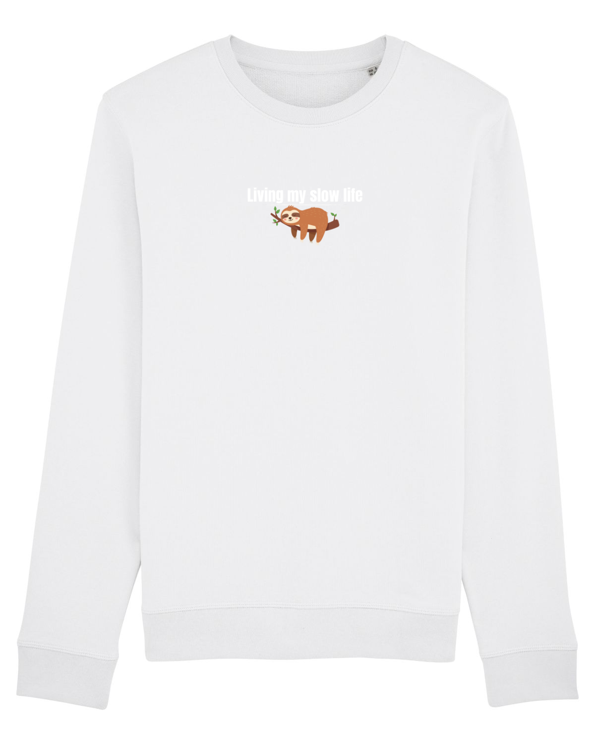 Bluză mânecă lungă Unisex Rise White