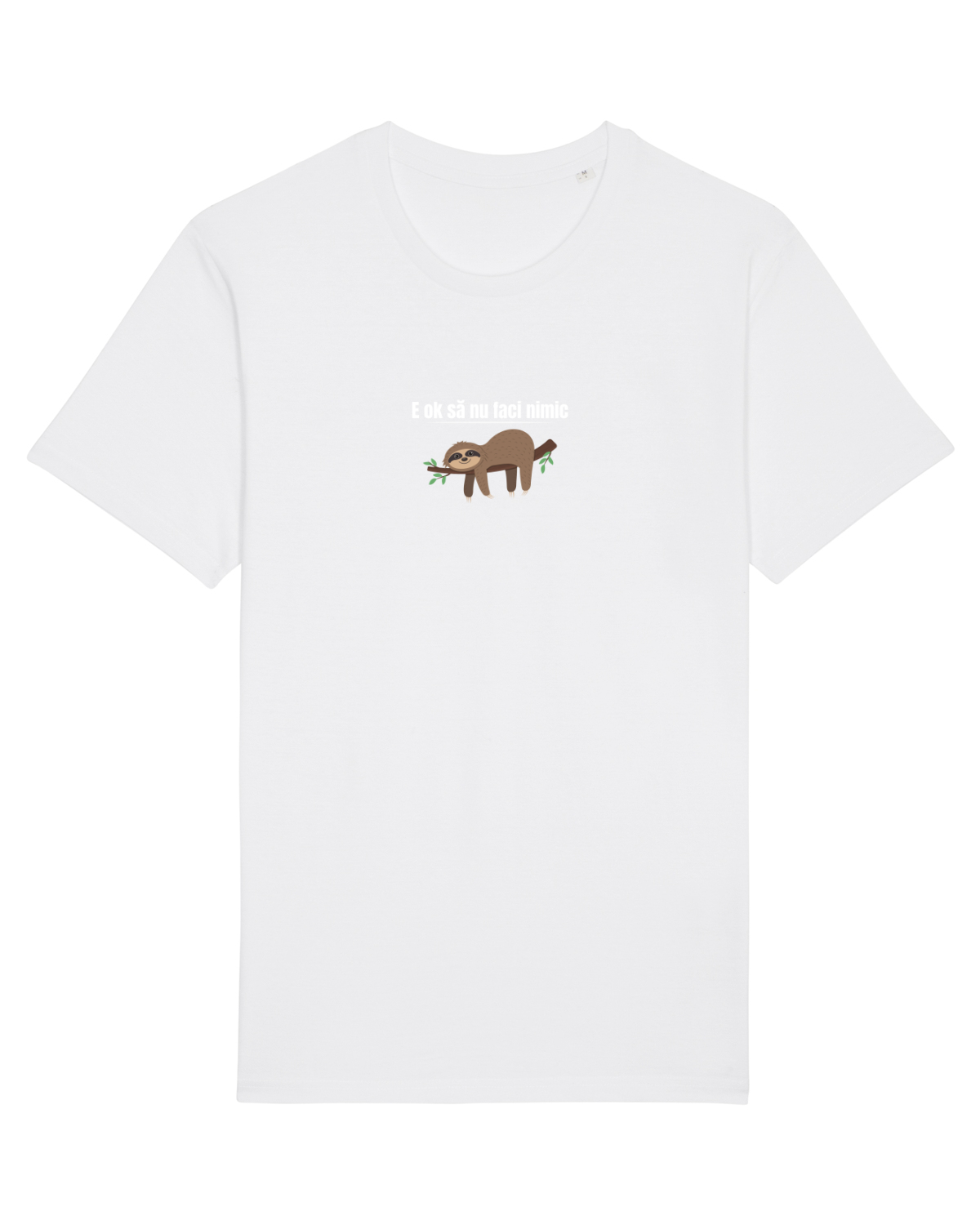 Tricou mânecă scurtă Unisex Rocker White