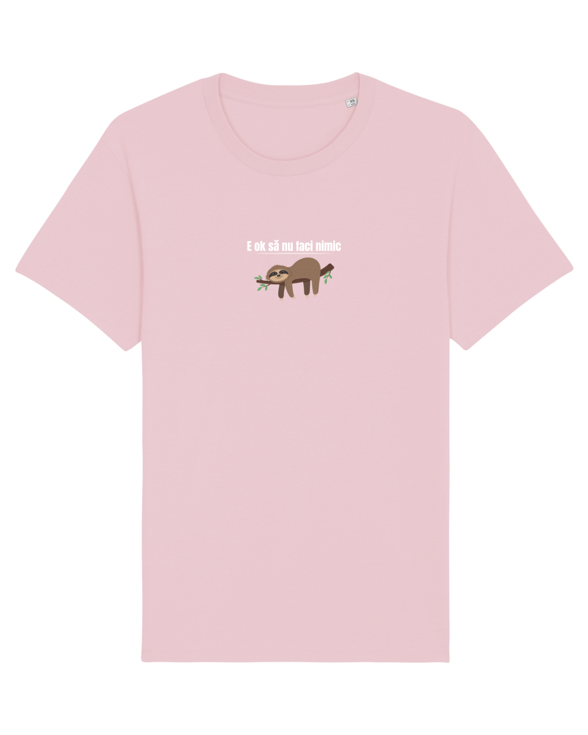 Tricou mânecă scurtă Unisex Rocker Cotton Pink