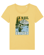 A Reel Expert Tricou mânecă scurtă guler larg fitted Damă Expresser