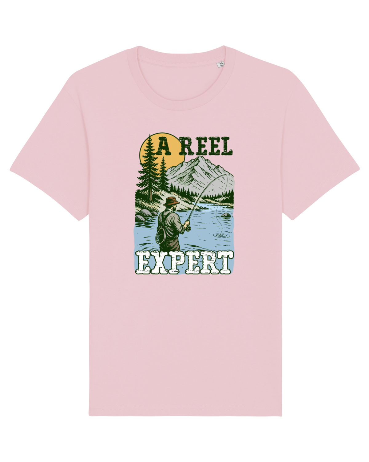 Tricou mânecă scurtă Unisex Rocker Cotton Pink