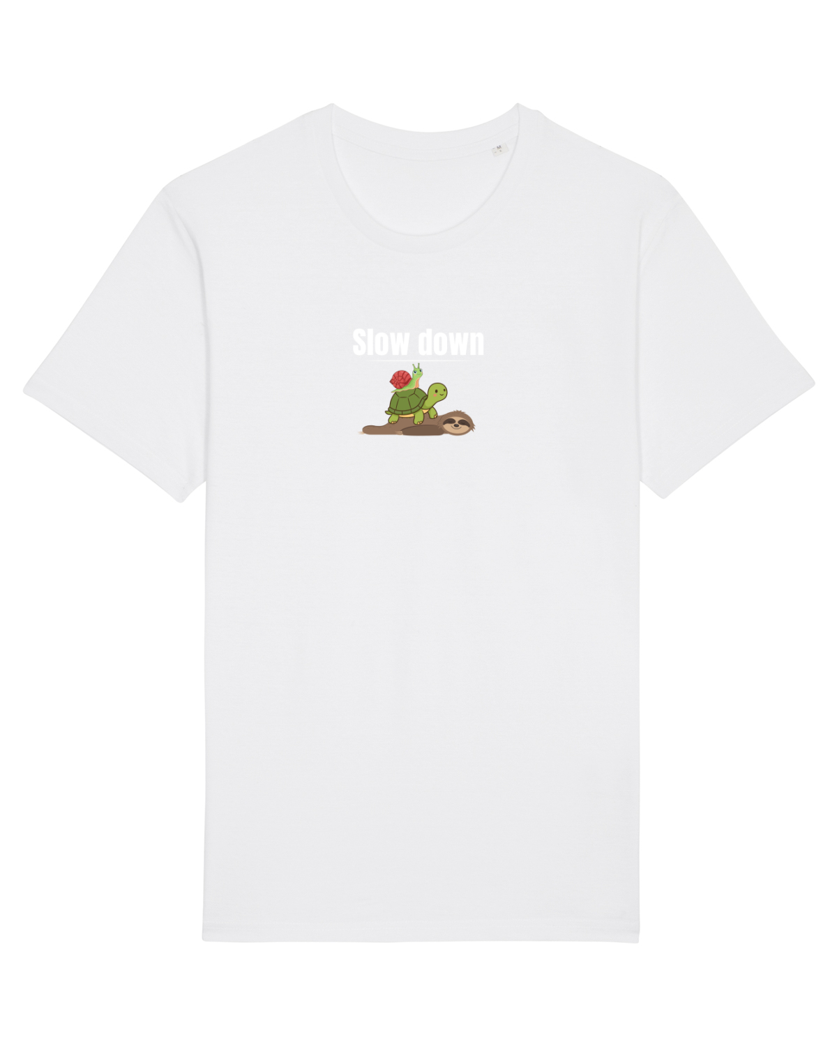 Tricou mânecă scurtă Unisex Rocker White