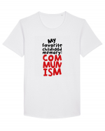My favourite childhood memory: Communism (black) Tricou mânecă scurtă guler larg Bărbat Skater