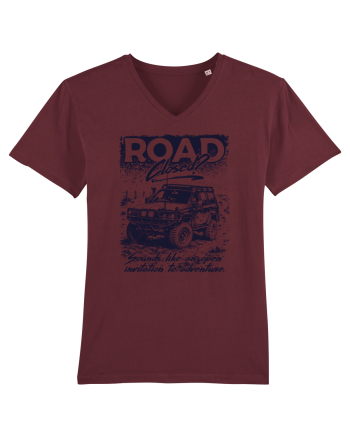 Road Closed? Burgundy