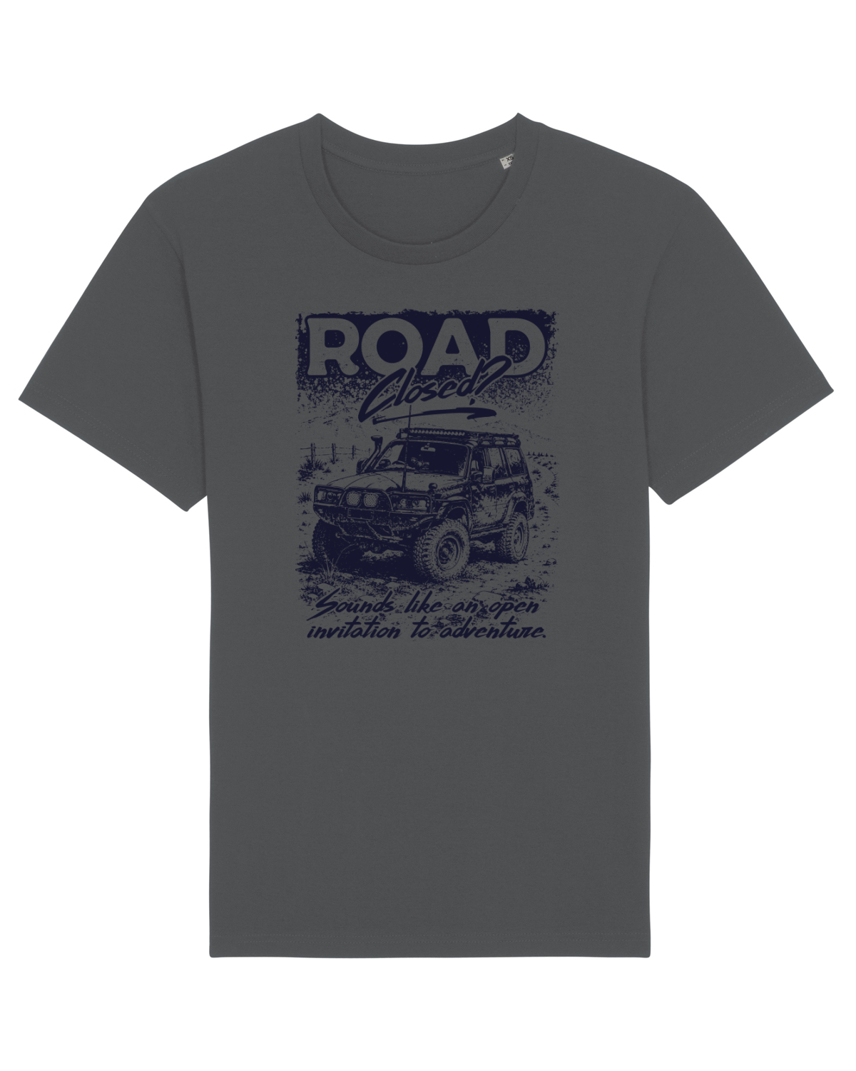Tricou mânecă scurtă Unisex Rocker Anthracite