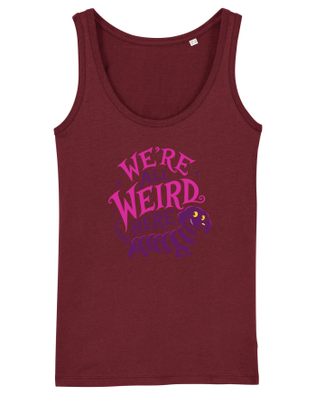 We’re All Weird Here – Cățel ciudat și adorabil Burgundy