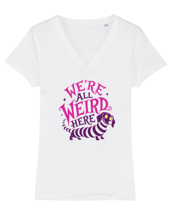 We’re All Weird Here – Cățel ciudat și adorabil White