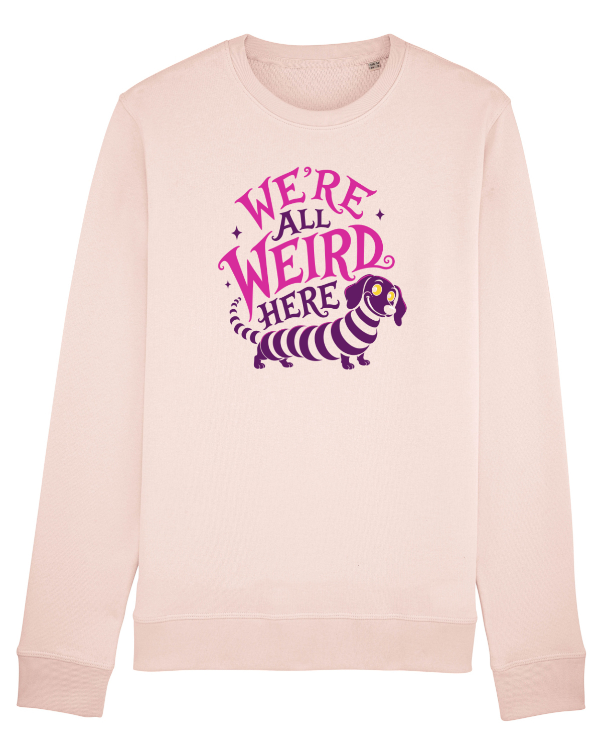 Bluză mânecă lungă Unisex Rise Candy Pink