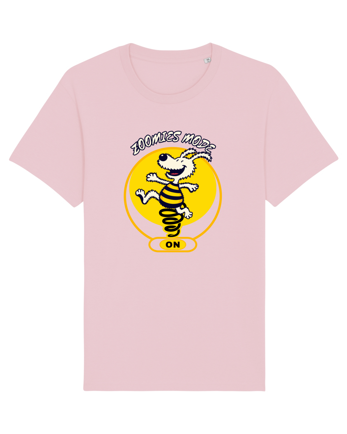 Tricou mânecă scurtă Unisex Rocker Cotton Pink