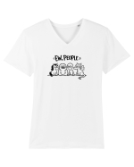 Ew People Tricou mânecă scurtă guler V Bărbat Presenter