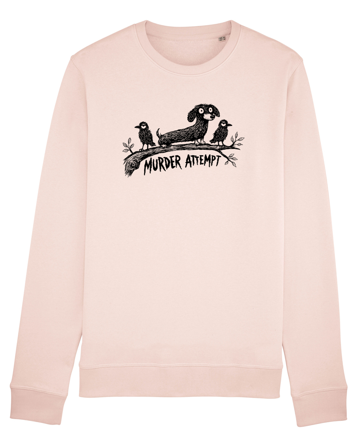 Bluză mânecă lungă Unisex Rise Candy Pink