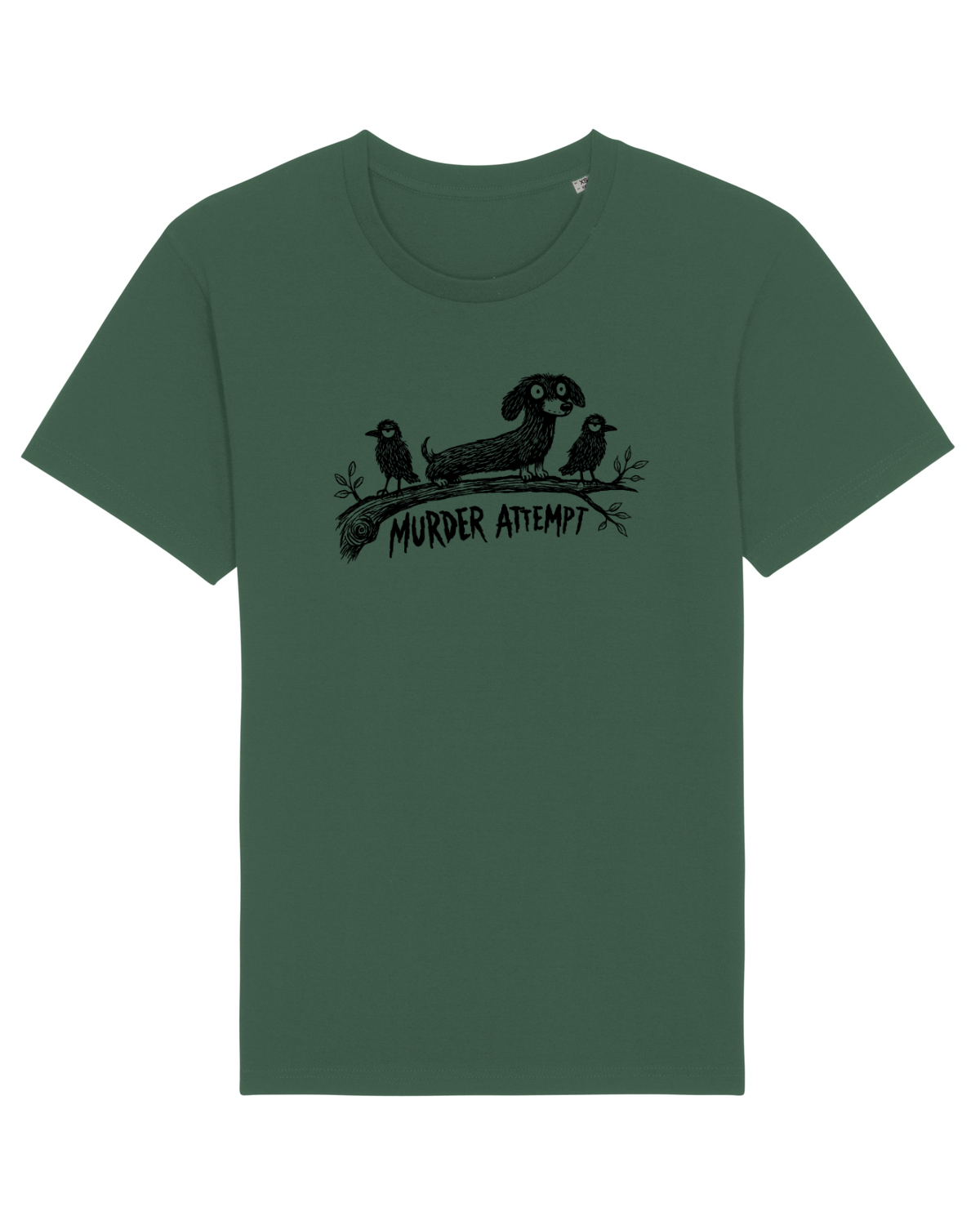 Tricou mânecă scurtă Unisex Rocker Bottle Green
