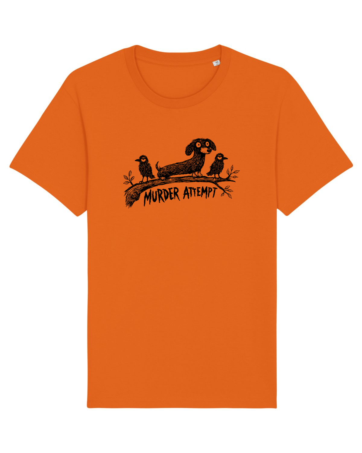 Tricou mânecă scurtă Unisex Rocker Bright Orange