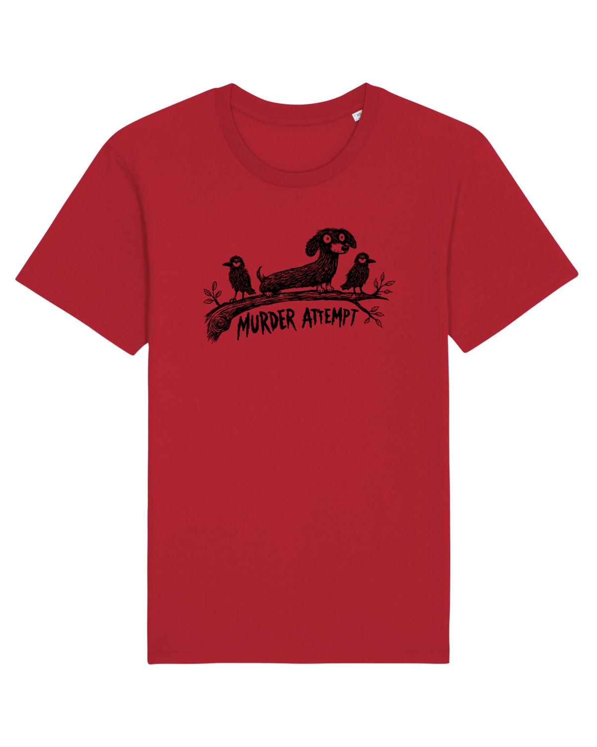 Tricou mânecă scurtă Unisex Rocker Red