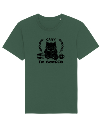 Can’t I’m Booked – Pisică iubitoare de cărți Bottle Green