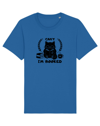 Can’t I’m Booked – Pisică iubitoare de cărți Royal Blue