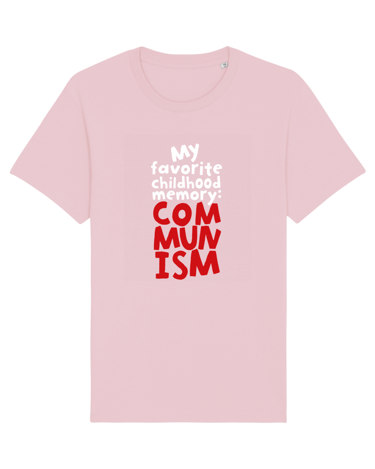 Tricou mânecă scurtă Unisex Rocker Cotton Pink