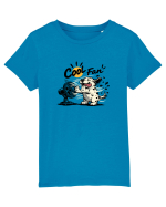 Cool Fan – Cățel amuzant care se răcorește la ventilator Tricou mânecă scurtă  Copii Mini Creator