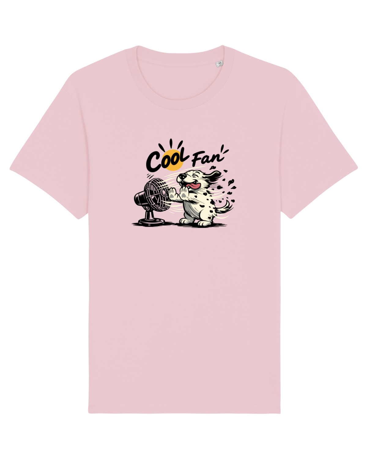 Tricou mânecă scurtă Unisex Rocker Cotton Pink