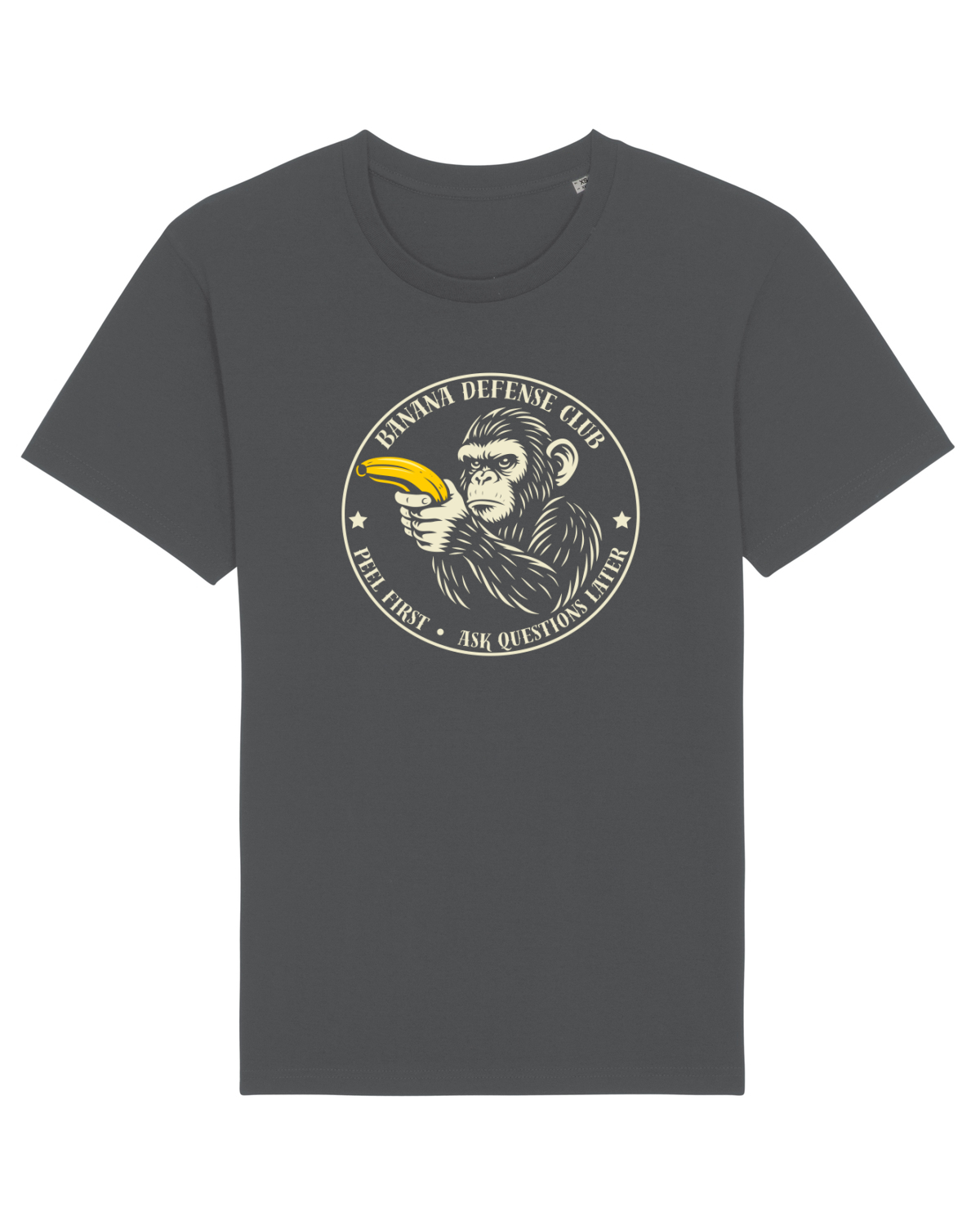 Tricou mânecă scurtă Unisex Rocker Anthracite