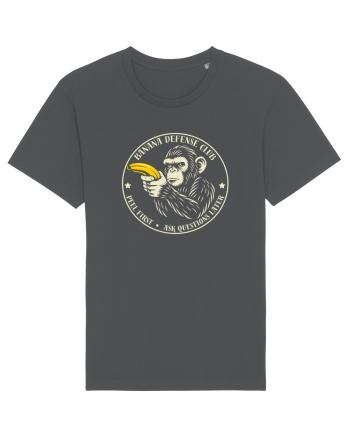 Banana Defense Club – Maimuță funny cu banană Anthracite