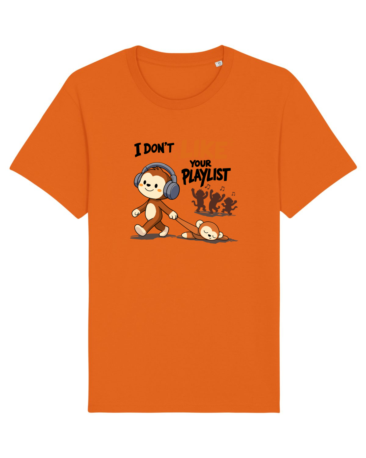 Tricou mânecă scurtă Unisex Rocker Bright Orange