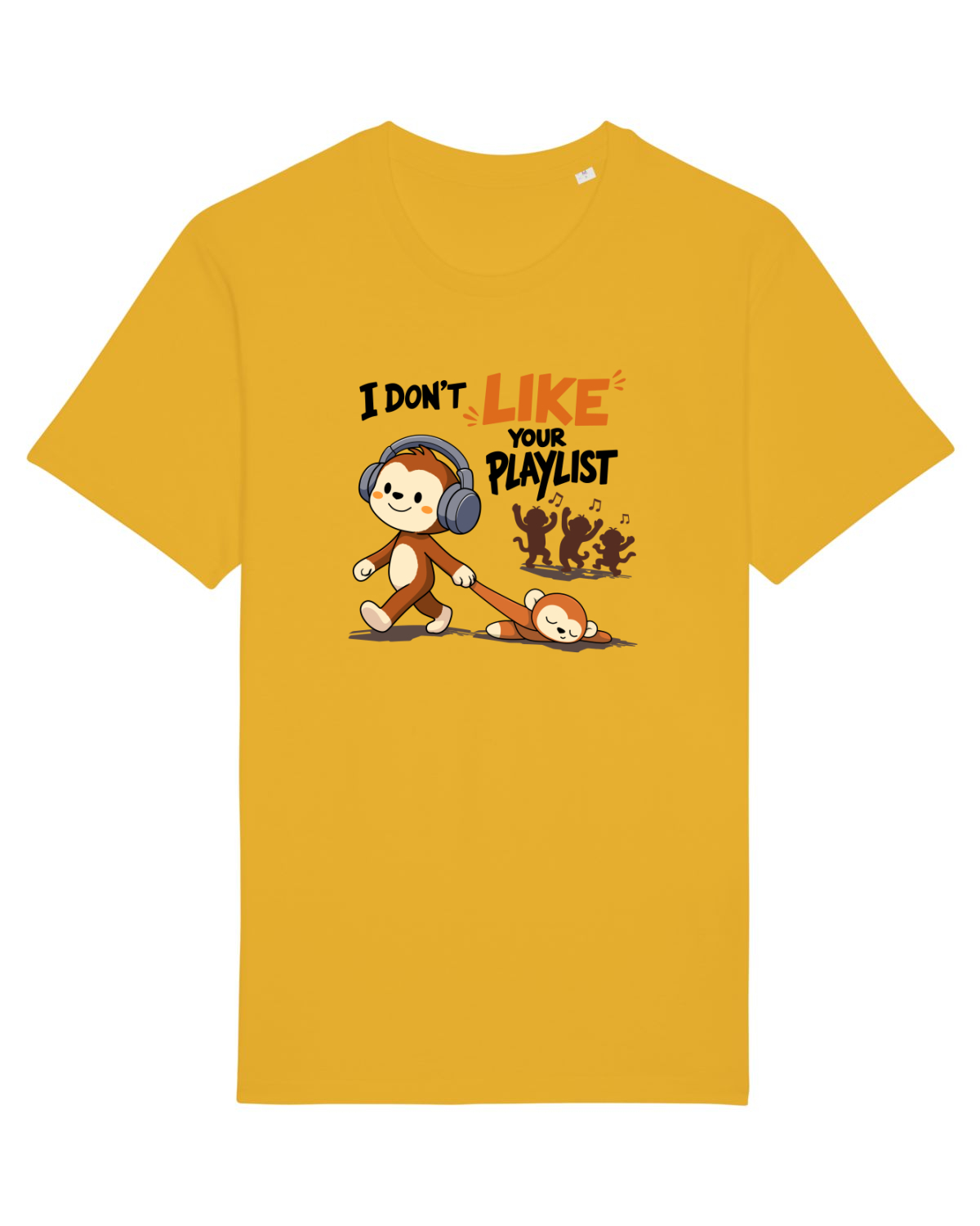 Tricou mânecă scurtă Unisex Rocker Spectra Yellow