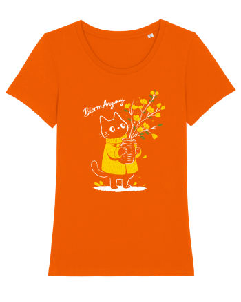Bloom Anyway – Pisică drăguță cu flori galbene Bright Orange
