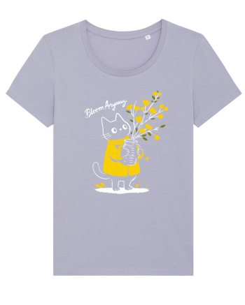 Bloom Anyway – Pisică drăguță cu flori galbene Lavender