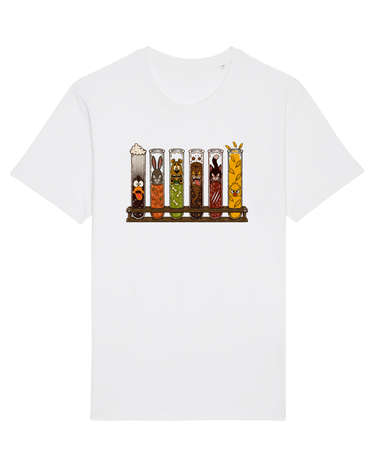 Tricou mânecă scurtă Unisex Rocker White