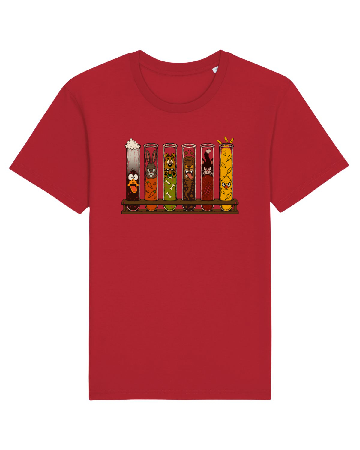 Tricou mânecă scurtă Unisex Rocker Red