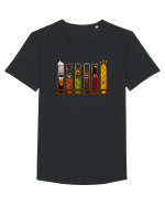 Cartoon Experiments – Laborator haotic cu personaje funny Tricou mânecă scurtă guler larg Bărbat Skater