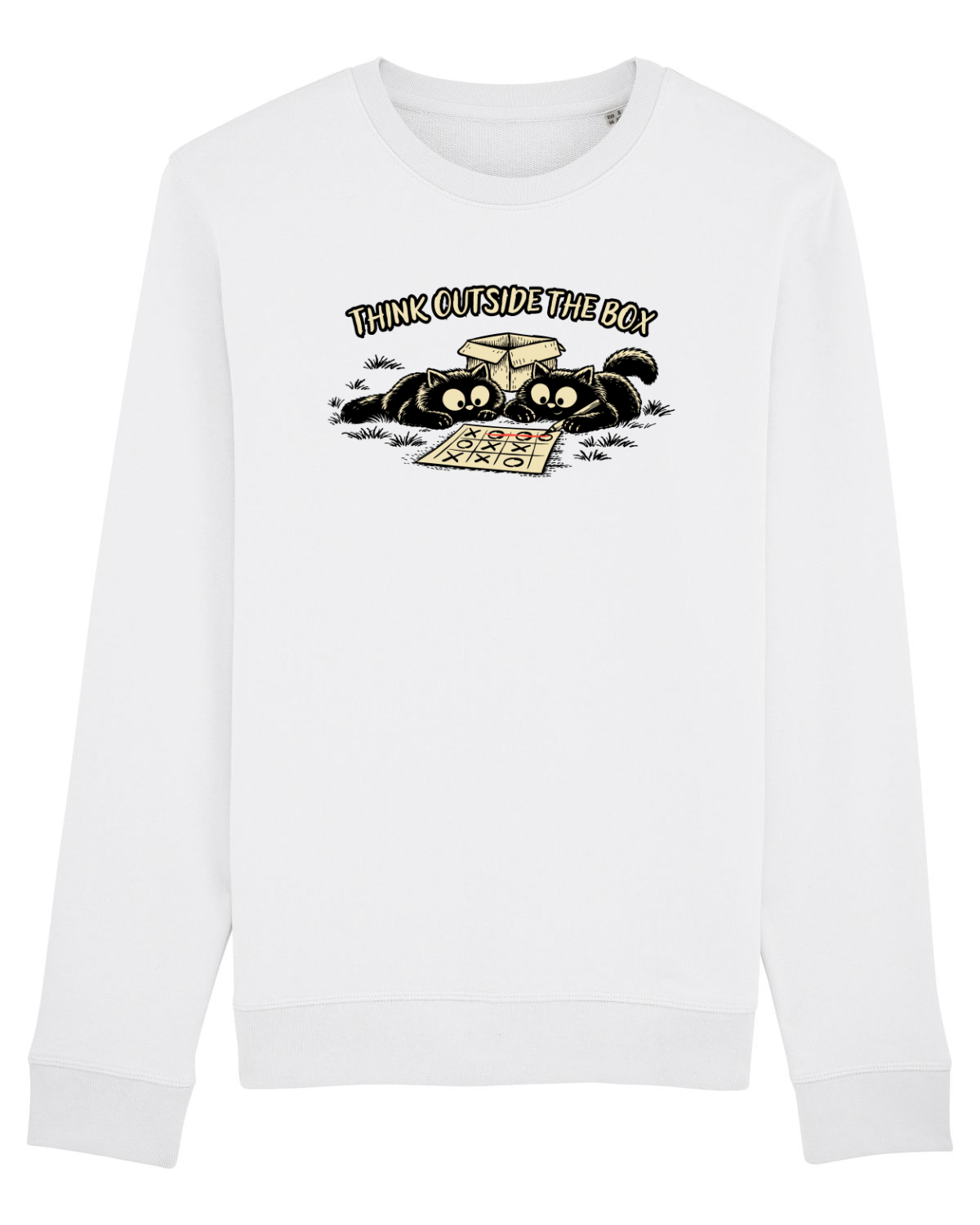 Bluză mânecă lungă Unisex Rise White