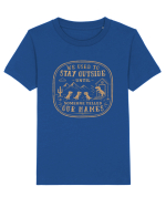 We Used To Stay Outside – Funny Dinosaur Retro Shirt Tricou mânecă scurtă  Copii Mini Creator