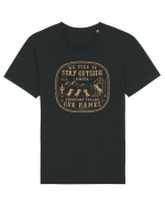 We Used To Stay Outside – Funny Dinosaur Retro Shirt Tricou mânecă scurtă Unisex Rocker