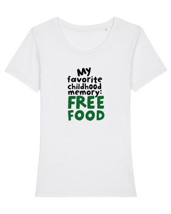 My favourite childhood memory: Free Food (black) White