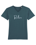 Relax  Tricou mânecă scurtă guler V Bărbat Presenter