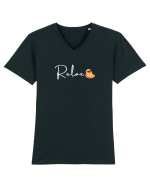 Relax  Tricou mânecă scurtă guler V Bărbat Presenter