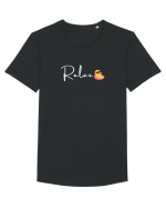 Relax  Tricou mânecă scurtă guler larg Bărbat Skater