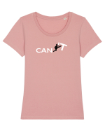 Can't  Tricou mânecă scurtă guler larg fitted Damă Expresser